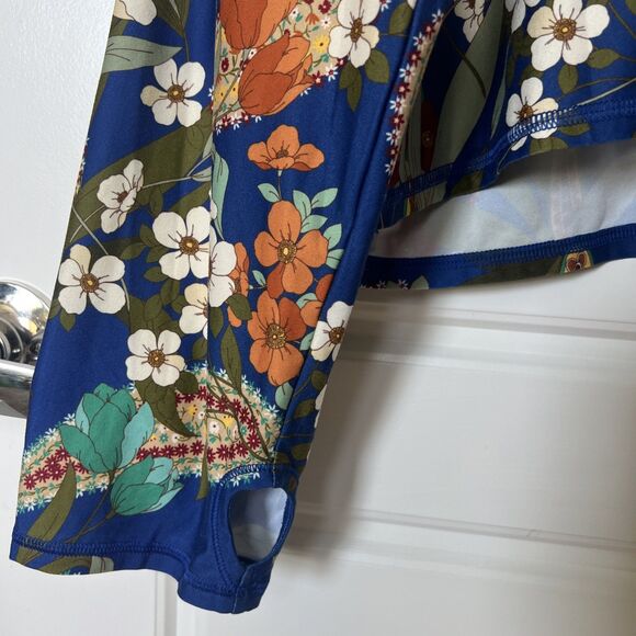 Johnny Was Active Teebee Step Hem Long Sleeve Tee Shirt W Flyaway Back Size XXL - Picture 3 of 5